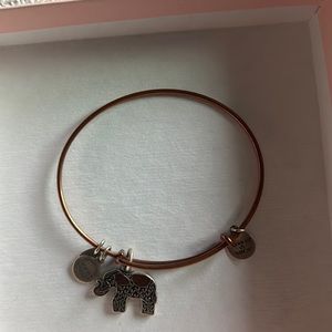 Rose Gold and Silver Bagle